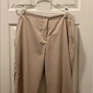 Women's tan golf pants